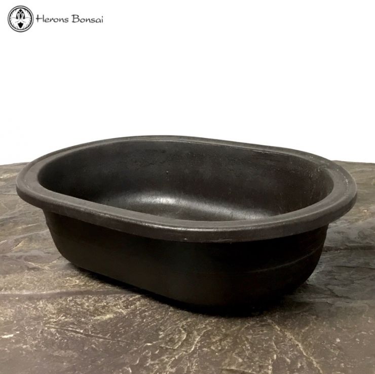Mica Bonsai Pot | Oval (19cm)