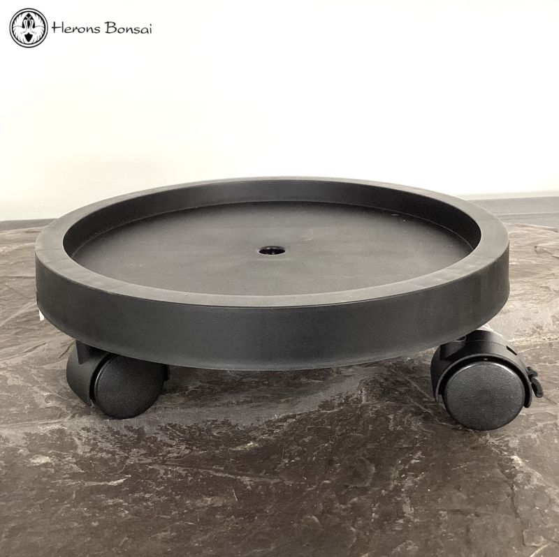 Bonsai Drip Tray/ Turn Table 33.5cm with Wheels