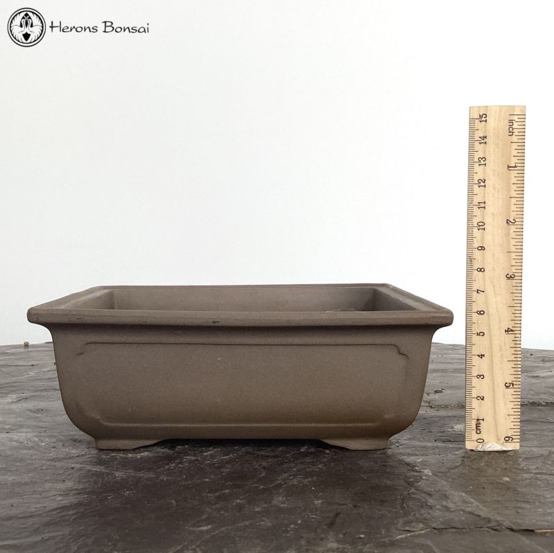 Mizutani Unglazed Rectangle Pot (19cm) | Pre-Loved