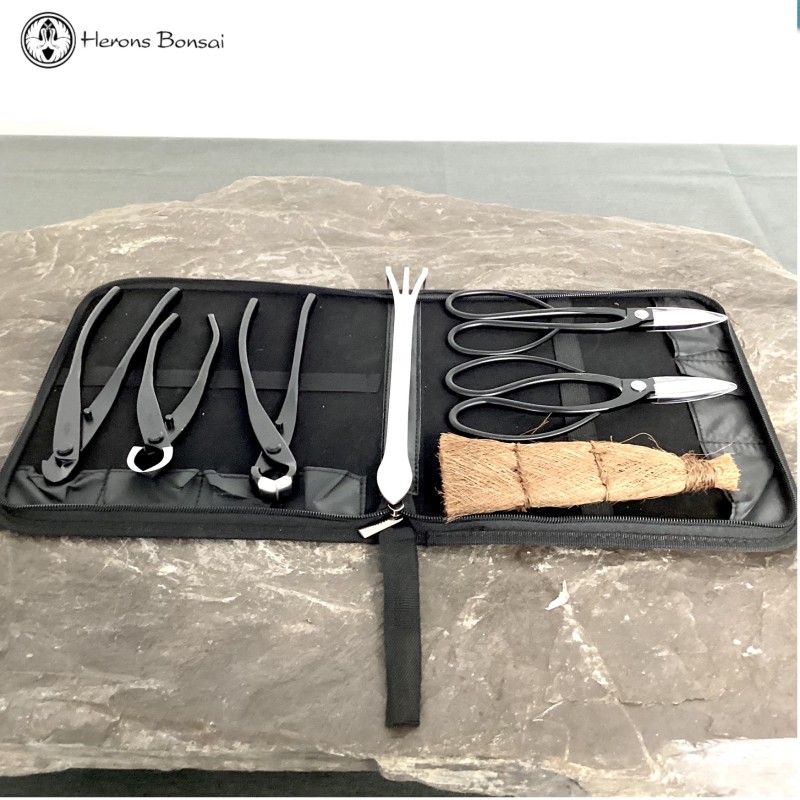 Herons Branded 7 Piece Bonsai Tool kit | Carb