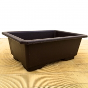 deep rectangle plastic bonsai pot (d2)