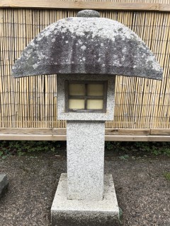 traditional antique large  Japanese stone lantern