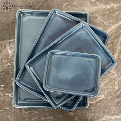 Blue Ceramic Drip Trays