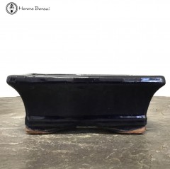 Dark Blue Ceramic Bonsai Pot (15.5cm) | USED