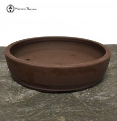 Japanese Tokoname Unglazed Drum Pot (28cm)
