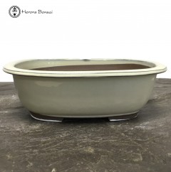 Cream Tokoname Bonsai Pot (32cm)