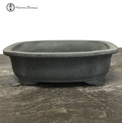 Silver Fox Matt Irregular Bonsai Pot (24cm)