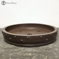 Unglazed Drum Pot (28cm)