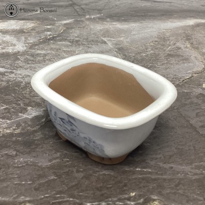 Mame Glazed Ceramic Bonsai Pot (8.5cm)