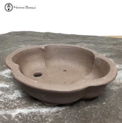 Unglazed Irregular Ceramic Bonsai Pot (25.5cm)