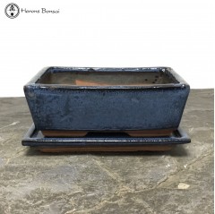 Blue Pot and Ceramic Under Tray