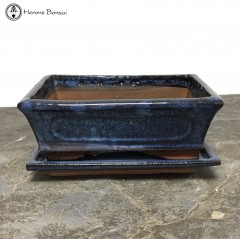 Blue Pot and Ceramic Under Tray
