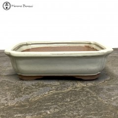 Cream Irregular Shaped Bonsai Pot (21.5cm)